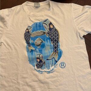 Bape Koinobori Waterfall Ape Head Tee